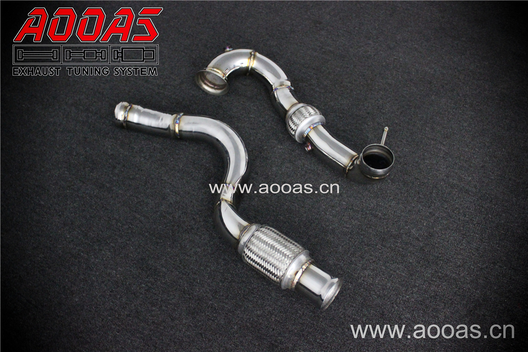 Mercedes Benz A45 AMG All SS304 / Decat (Catless) Downpipe